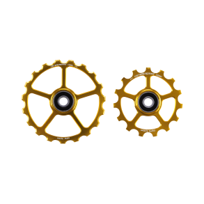 CeramicSpeed Oversized Pulley Wheels (kun hjul) Guld Coated Alu