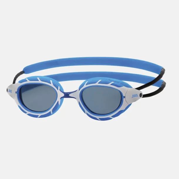 Zoggs Predator Svmmebrille Bl/Hvid/Gr (Regular Profile Fit)