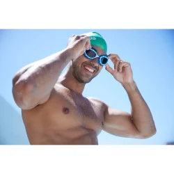 Zoggs Predator Svmmebrille Bl/Hvid/Gr (Regular Profile Fit)