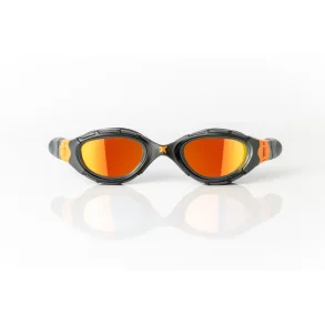 Zoggs Predator Flex Titanium Gr/Sort/Mirror Svmmebrille Regular Fit