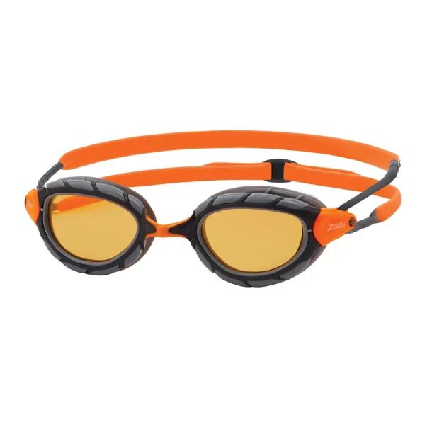 Zoggs Predator Polarized Ultra Gr/Orange Svmmebrille Regular Fit