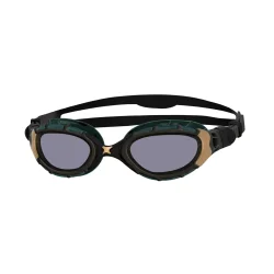 Zoggs Predator Flex Titanium Reactor Sort/Guld Svmmebrille Regular Fit