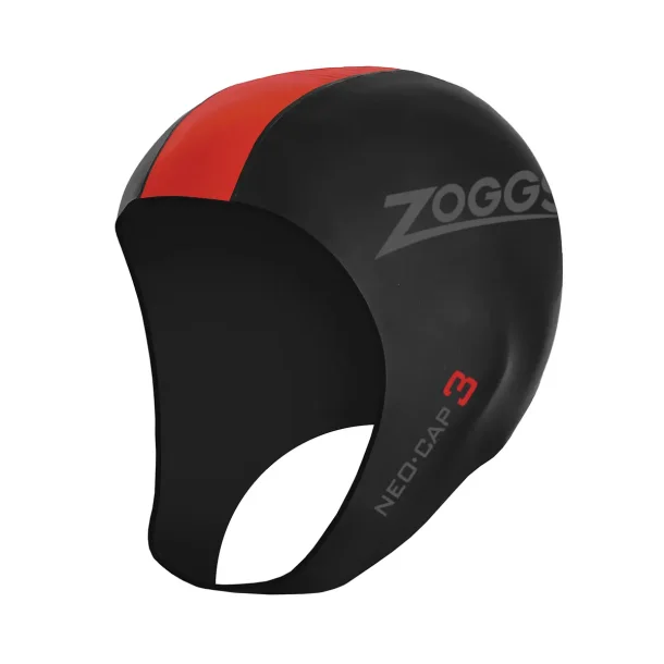 Zoggs Neopren Swim Cap Sort/Rd Unisex