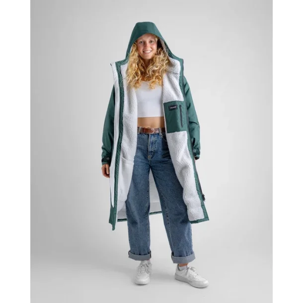 Dryrobe� Advance LS Gr�n / Gr� (Dark Green / Nimbus Cloud)