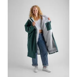 Dryrobe� Advance LS Gr�n / Gr� (Dark Green / Nimbus Cloud)