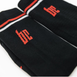 Bont Cycling Elite Sokker med striber og logo