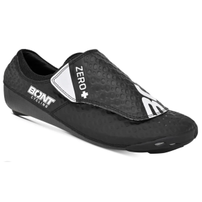 Bont Zero+ Li2 Durolite Triathlon/TT Cykelsko Sort/Hvid Standard Fit