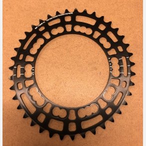 Rotor Q-Ring BCD 110x5 Klinge - Inner 39T Sort