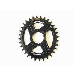 Rotor Q Ring Shimano 1X12 MTB 32T Klinge Sort