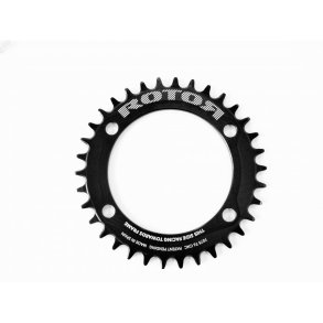 Rotor Round Ring Spider Mount 110X4 MTB, 34T Klinge Sort (til Inspider)