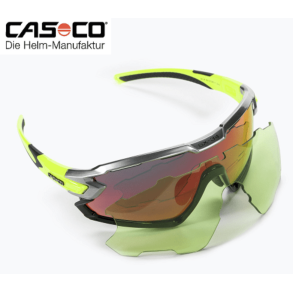 Casco SX34 Carbonic Sort/Gul Solbrille