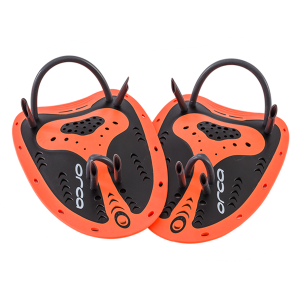 Orca Flexi Fit Paddles Unisex One-Size Sort/Orange