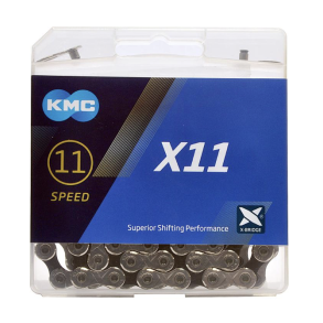 KMC X11 Gr 118Led inkl. link til Shimano, Sram, Campa m.fl