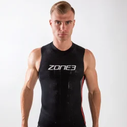 Zone3 Neoprene Warmth Vest - Baselayer Sleeveless Sort/Rd (UDGR)