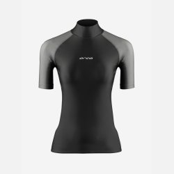 Orca Bossa Rash Vest Neopren Short Sleeve Surf OW T-shirt Kvinder Sort (UDGR)