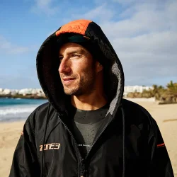 Zone3 Recycled Parka Robe Sort/Gr/Orange (UDGR)