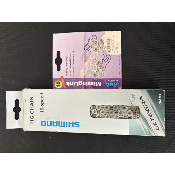 Shimano Ultegra 10S 114L K�de + 2 x KMC 10S K�de Link (re-usable)