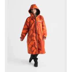 Dryrobe� Advance LS Camo Orange / Sort (Mosaic Palm)