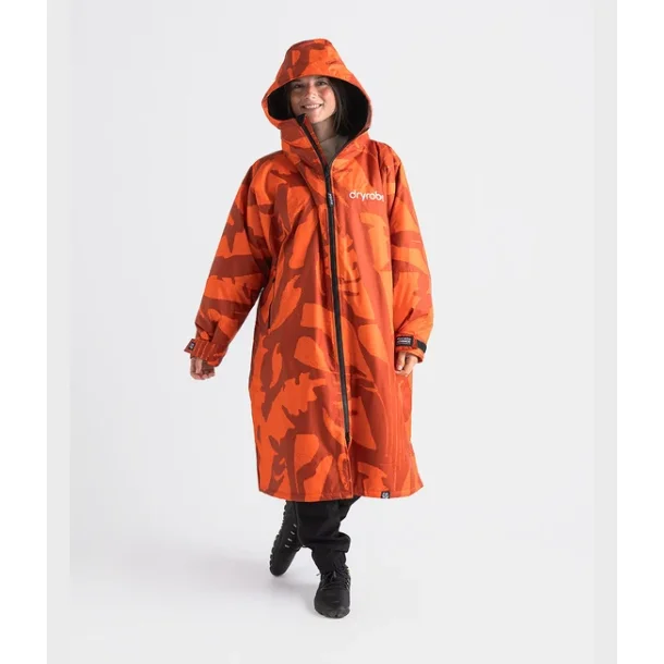 Dryrobe� Advance LS Camo Orange / Sort (Mosaic Palm)