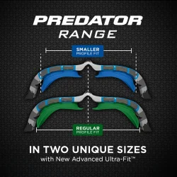 Zoggs Predator Flex Titanium Reactor Sort/Guld Svmmebrille Regular Fit