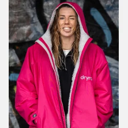 Dryrobe Advance LS Pink/Gr