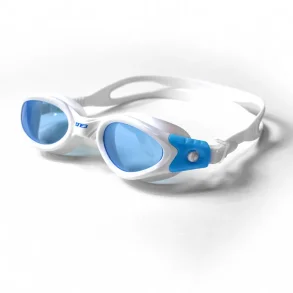 Zone3 Apollo Swim Goggles Hvid/Bl Lens: Tinted Blue