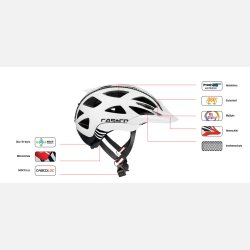 Casco Activ 2 Cykel Hjelm - Hvid (UDGR)