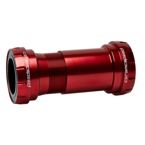 CeramicSpeed Krankboks & BB Kugleleje St BB30 SRAM DUB alternative Red coated