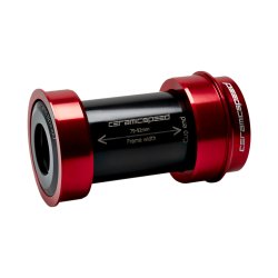 CeramicSpeed Krankboks &amp; BB Kugleleje St BBright SRAM GXP Red coated