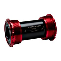 CeramicSpeed Krankboks &amp; BB Kugleleje St T45 SRAM GXP Red