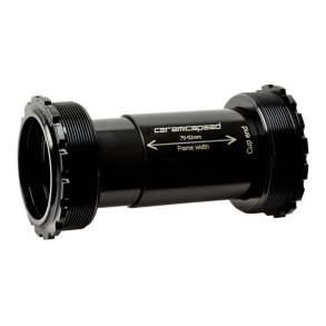 CeramicSpeed Krankboks & BB Kugleleje St T47/86 Campy UT Black