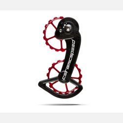 CeramicSpeed Oversized Pulley Hjul System (Coated) SRAM eTap Alu 17T Red