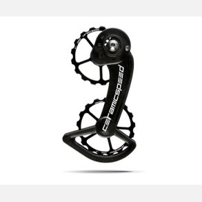 CeramicSpeed Oversized Pulley Hjul System SRAM 10+11s Coated (mechanical) Alu 17T Sort