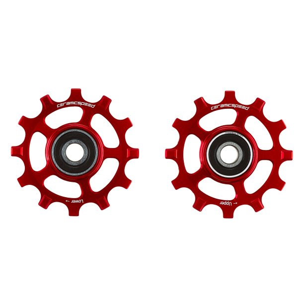 CeramicSpeed Pulley Hjul Campagnolo 12s Red Coated