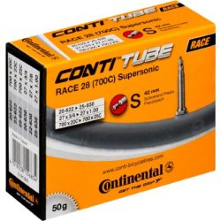 Continental Race 28 Supersonic Slange (42 el. 60mm ventil) str. 700 x 18-25C