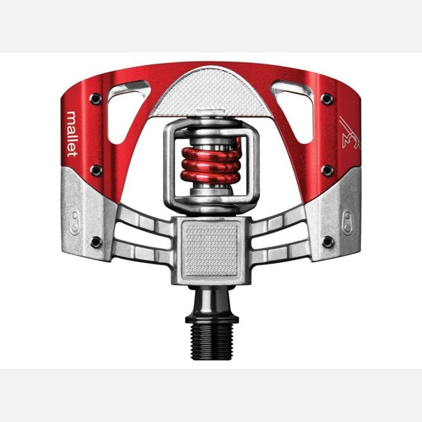 Crankbrothers Pedal Mallet 3 Gr/Rd All Mountain, 485 g (set)