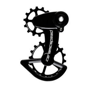 CeramicSpeed OverSized Pulley Hjul System X SRAM Alternative Force1/Rival1 T3 Clutch Alu Standard 14+18T Sort