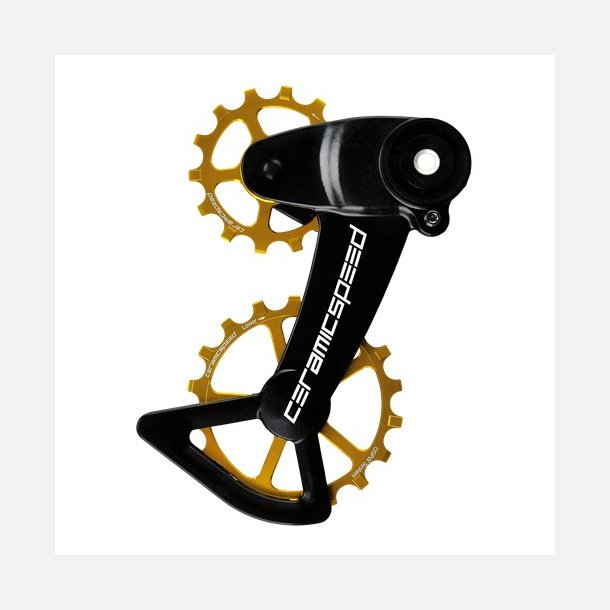 CeramicSpeed OverSized Pulley Hjul System X SRAM Alternative Eagle Mechanical Alu Standard 14+18T Guld