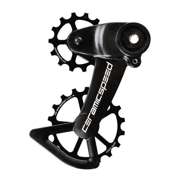 CeramicSpeed OverSized Pulley Hjul System X SRAM Alternative Eagle AXS Coated Alu 14+18T Sort