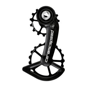 CeramicSpeed OverSized Pulley Hjul System SRAM Red/Force AXS Alt Coated Alu 15+19T Sort