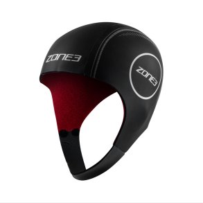 Zone3 Heat-Tech Neoprene Swim Cap Sort/Slv/Rd (UDGR)