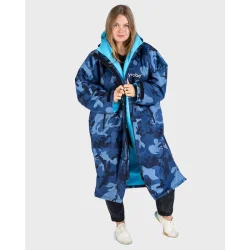 Dryrobe� Advance LS Camo Bl� / Lysebl� (Blue Camo)