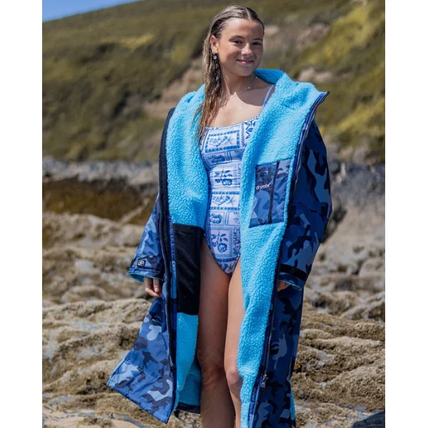 Dryrobe� Advance LS Camo Bl� / Lysebl� (Blue Camo)