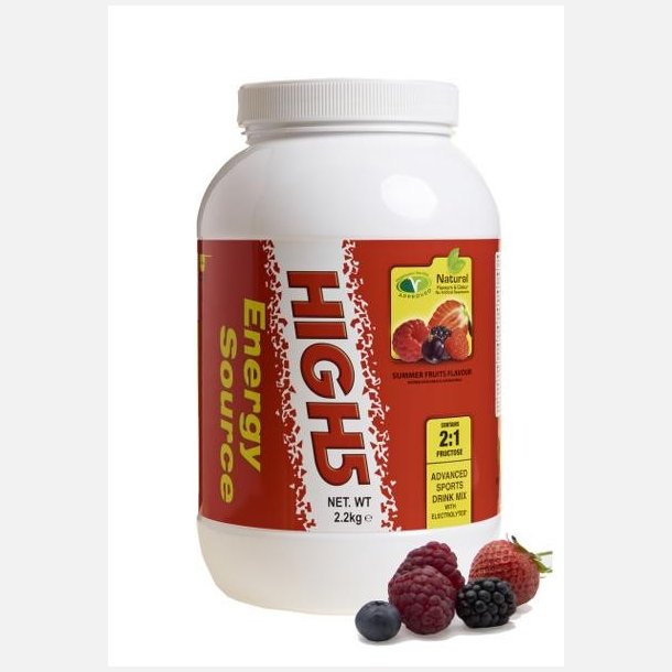 High5 Energy Drink Bøtte 2,2 kg. Berry