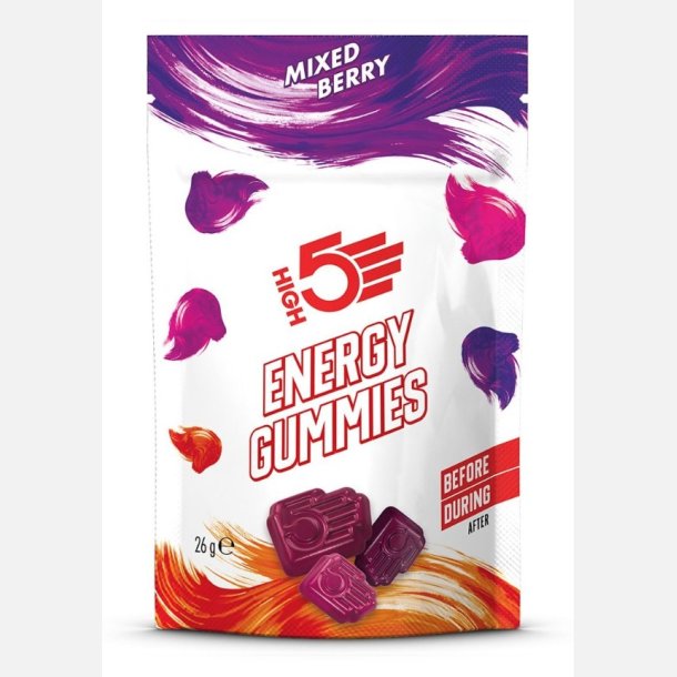 High5 Gummies 6 stk. 26 gr. Mix Bær