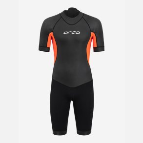 Orca Vitalis Shorty Mnd Open Water Vddragt Sort/Orange str. 5-11