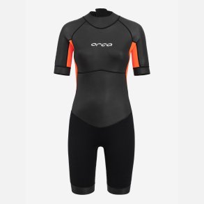 Orca Vitalis Shorty Kvinder Open Water Vddragt Sort/Orange str. XS-XL