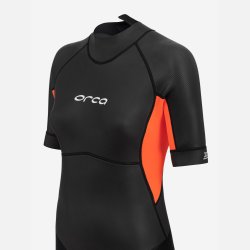 Orca Vitalis Shorty Kvinder Open Water Vddragt Sort/Orange str. XS-XL