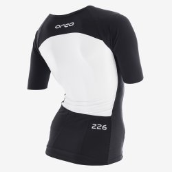 Orca 226 Tri Jersey m.rmer Sort/Bl Women Str. S