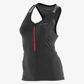 Orca 226 Kompression Singlet Kvinder Sort/Rd